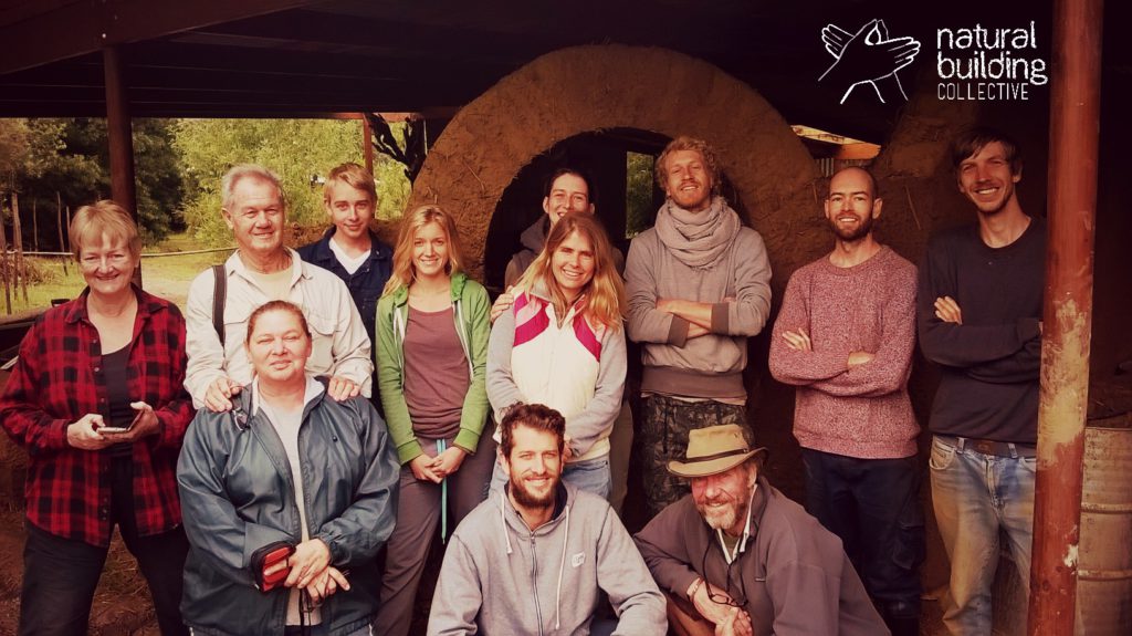 Natural building collective course group photo November 2015